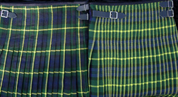 Kilt Pleating: Sett vs. Stripe