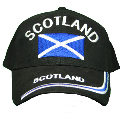 Black Scotland Hat