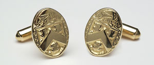 Oval Cuff Links Medium CL200