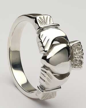 Gents Claddagh Ring Heavy CLAD35