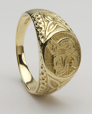 Celtic Unisex Lion Ring CTR17