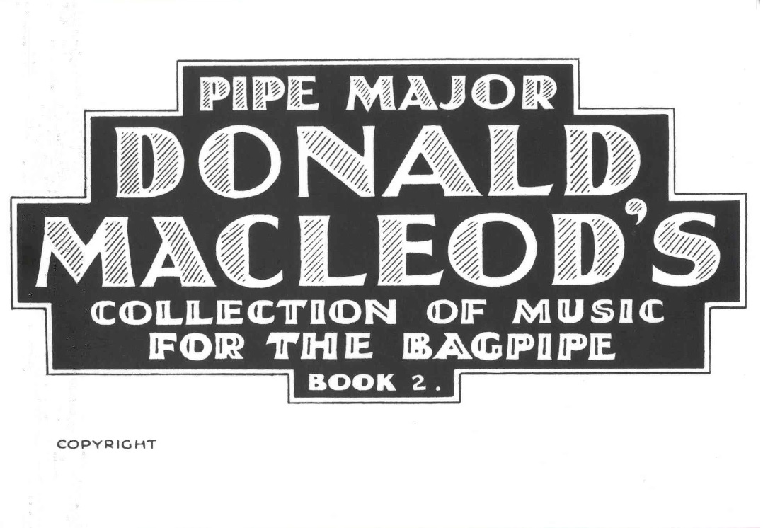 Donald MacLeod Collection Books