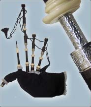 Wallace Classic 4 - Engraved Bagpipes