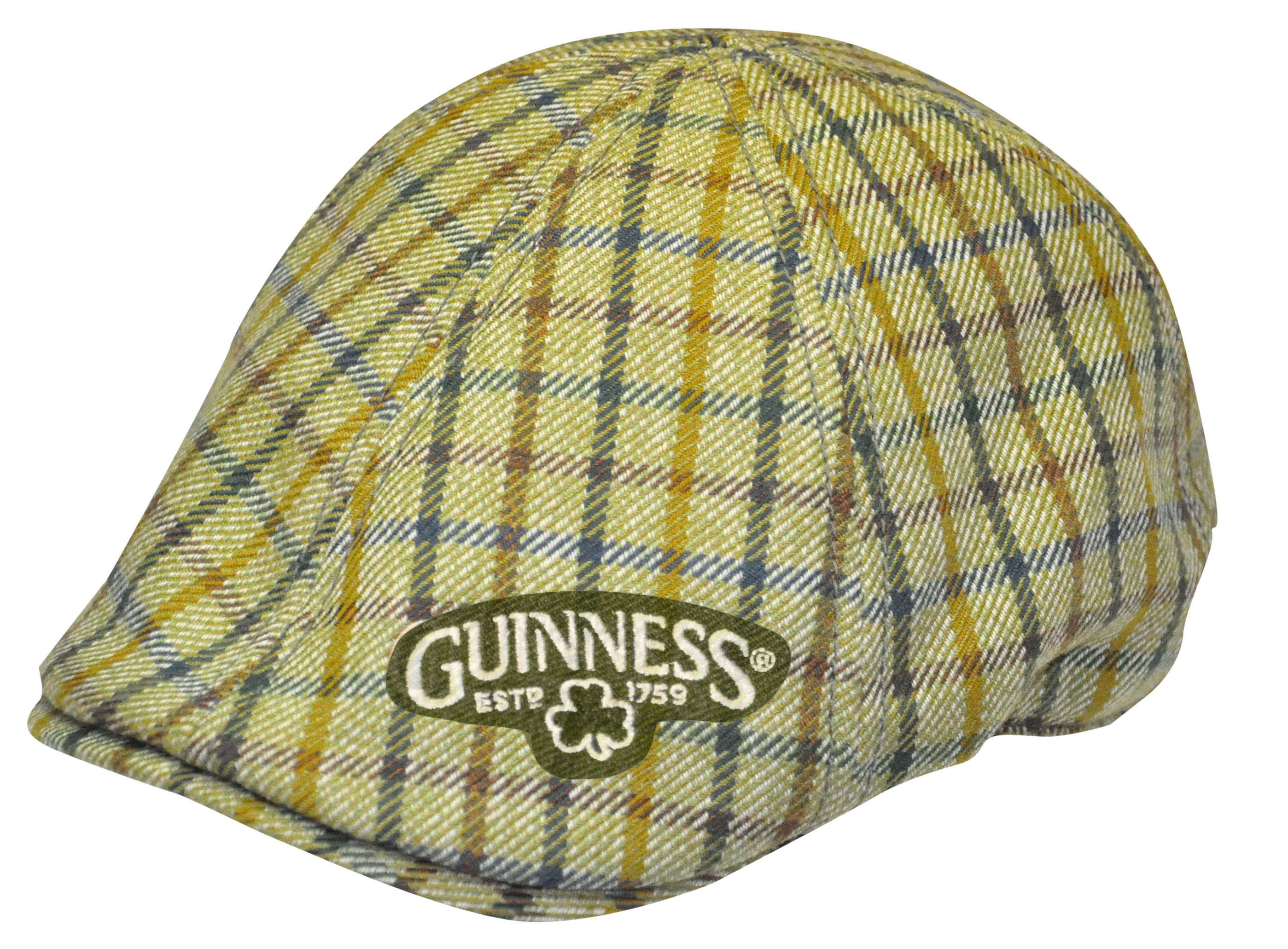 Guinness Green Plaid Ivy Cap GU0002