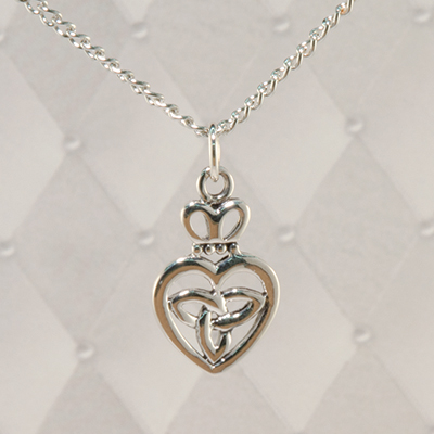 Celtic Heart Silver Pendant JSP11797