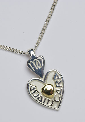 Mo Anam Cara 18K Heart Bead Pendant P183H