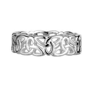 Silver Trinity Knot Ring S2444