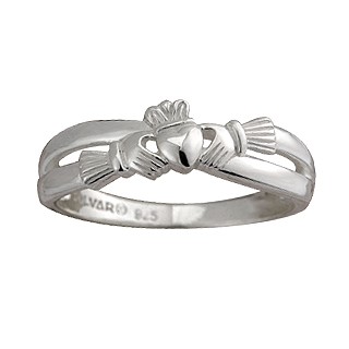 Claddagh Crossover Ring S2750