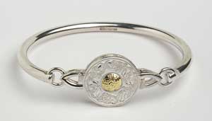 Warrior Shield Bangle with Beading Small WB3B