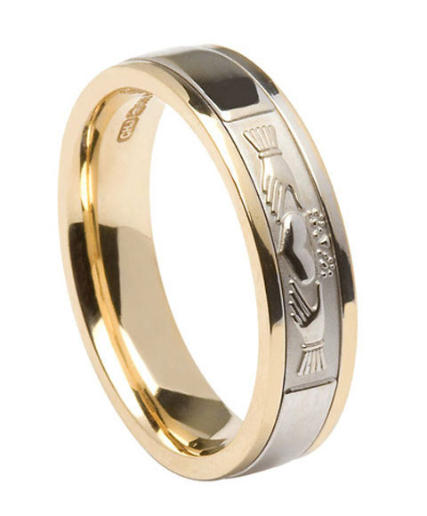 Gents Signature Band Claddagh WED436