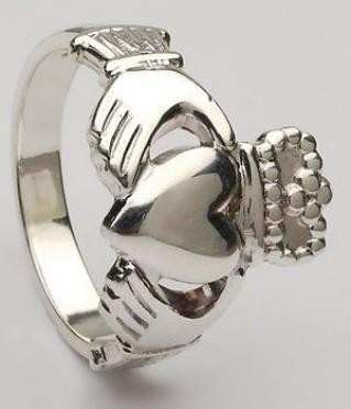 Ladies Claddagh Ring Heavy CLAD3H