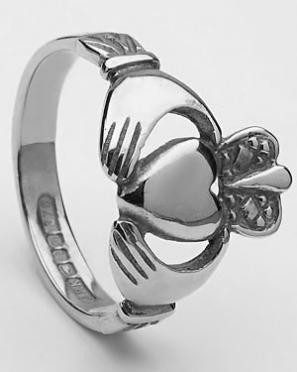 Ladies Claddagh Ring Heavy CLAD4