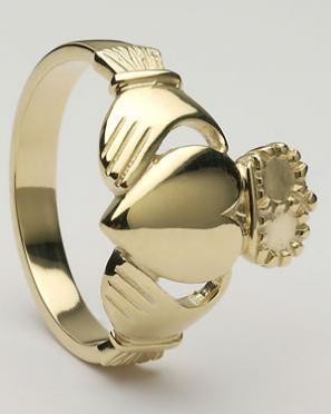 Gents Claddagh Ring Very Heavy CLAD6VH