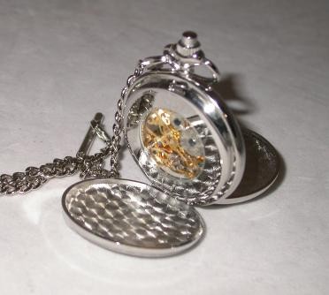 Mechanical Pocket Watch Back Open