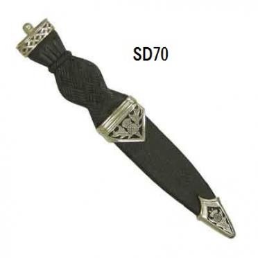 Thistle Pewter Sgian Dubh SD70