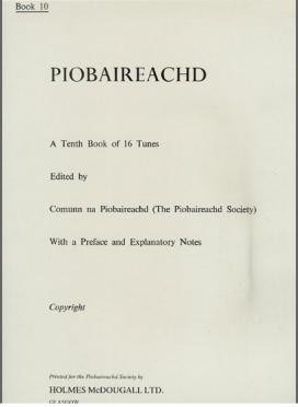 Piobaireachd Society Books