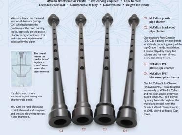 McCallum McC2 Gold Poly Chanter