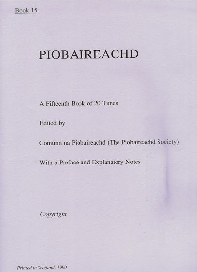 Piobaireachd Society Books