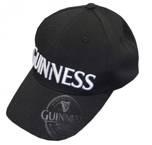 Guinness Black Embossed Cap G6186