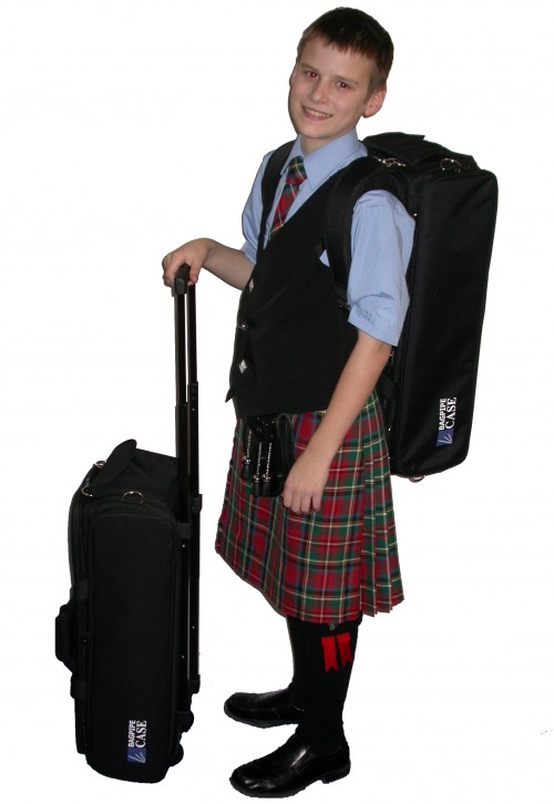 With Wheeled Case and Backpack