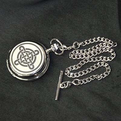 Celtic Knot Mechanical Pocket Watch