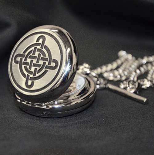 Celtic Knot Mechanical Pocket Watch