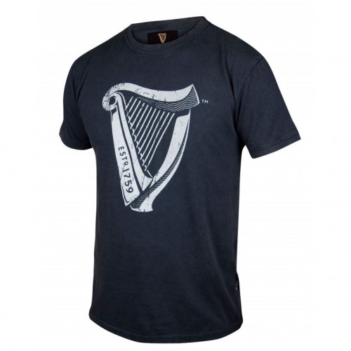 Guinness Black 1759 Distressed Harp T-Shirt G6072