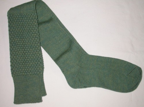 Gaelic Themes Piper Hose, Lovat Green, Small