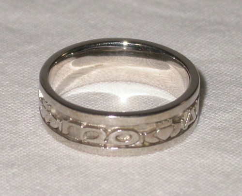 Mo Anam Cara Silver Ring Sz 8