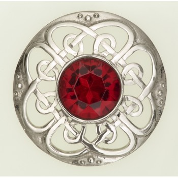 184 Culloden Plaid Brooch