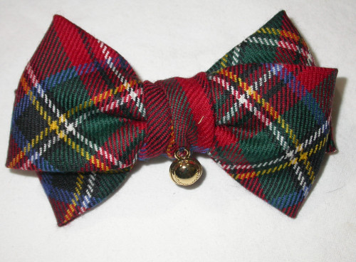 Royal Stewart Modern Tartan Hair Clip with Bow