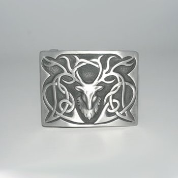 Pewter Stag Buckle