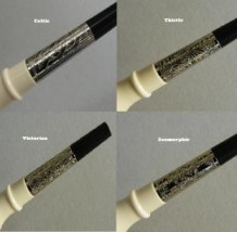AB4 Bagpipe Engraving Patterns on Mouthpiece