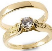 Diamond Engagement Ring - Trinity Shank (.50cts) ENG9