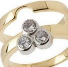 3 Stone Diamond Set Engagement Ring ENG15