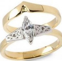 Marquise Trinity Diamond Engagement Ring ENG27