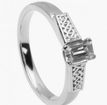 Emerald Cut Diamond Engagement Ring ENG28