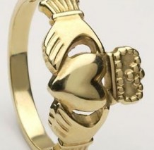 Ladies Claddagh Ring Heavy CLAD3H