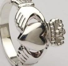 Ladies Claddagh Ring Heavy CLAD3H