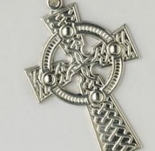 Traditional Celtic Cross Large Pendant C700 Silver