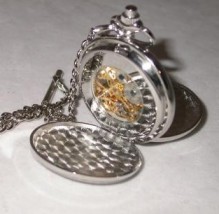 Mechanical Pocket Watch Back Open