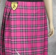 Pink Stewart Tartan