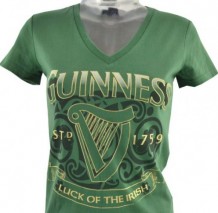 Guinness Ladies Luck of the Irish Shirt G4153