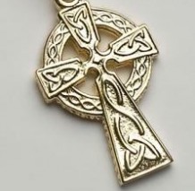 Small 2 Sided Cross C68 Gold