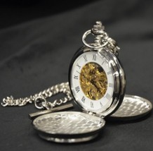 Celtic Cross Mechanical Pocket Watch