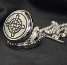 Celtic Knot Mechanical Pocket Watch