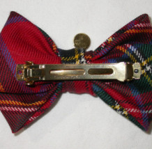 Royal Stewart Modern Tartan Hair Clip with Bow