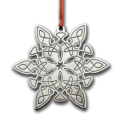 Celtic Snowflake Ornament