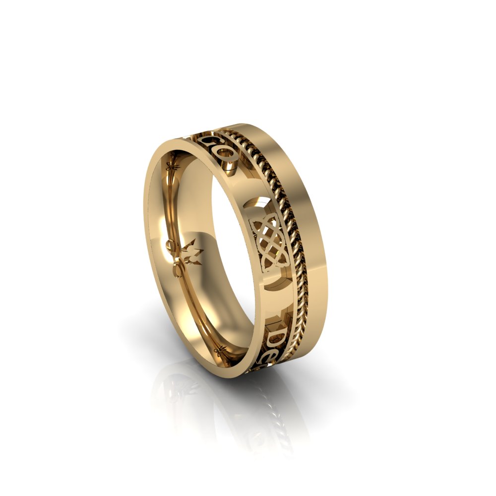 Ladies Infinity Wedding Band WED163