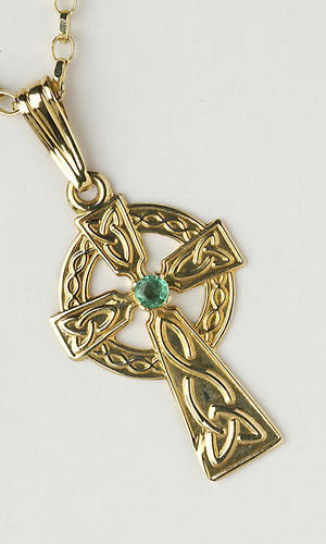 Celtic Emerald Single Stone C451